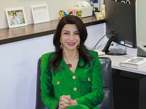 Dr Leila Hariri at her clinic on Al Wasl Road in Dubai.