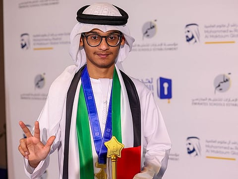 Ahmed said he is proud of his mother, Sheikha Al Falasi, praising her as 'my number one supporter' who made his win possible