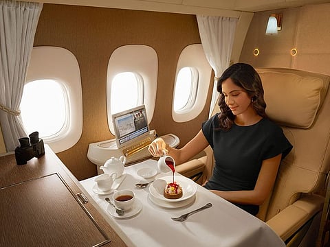 First Class customers have relished 122,000 large gourmet chocolate boxes.
