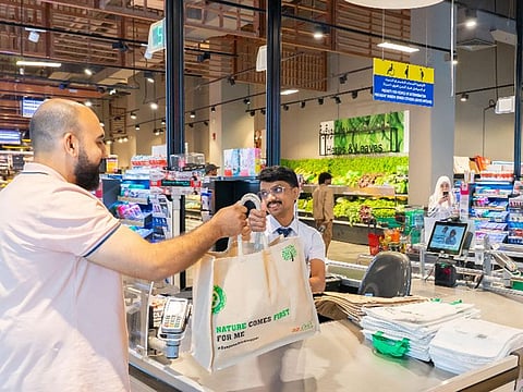 Although plastic bags thicker than 57 microns are still available, supermarkets are encouraging customers to use alternative options.