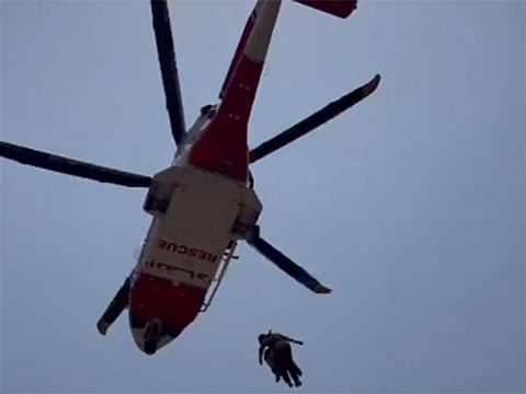 File photo. The National Search and Rescue Center deployed a helicopter to airlift one severely injured individual to a nearby hospital.