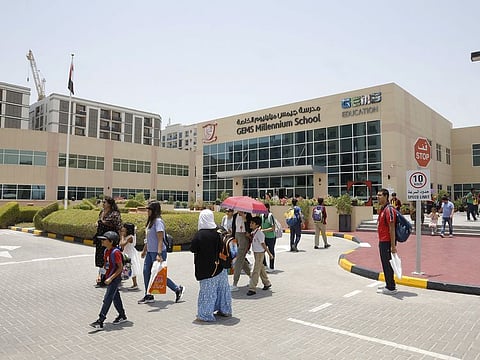 The campus is located in the School Zone, in Muweilah area