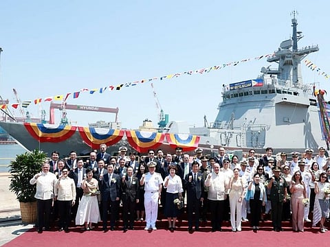 The Philippine Navy Corvette ‘BRP Miguel Malvar’ was launched during a ceremony at the HD Hyundai Heavy Industries shipyard in Ulsan, South Korea on June 18, 2024.