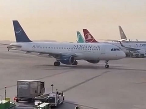 Plane carrying 170 passengers touched down in the Saudi capital on Wednesday.