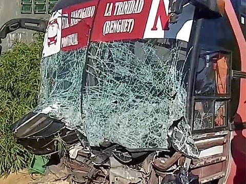 Only three people in the pick-up survived, police Major Antonio Palattao told AFP.