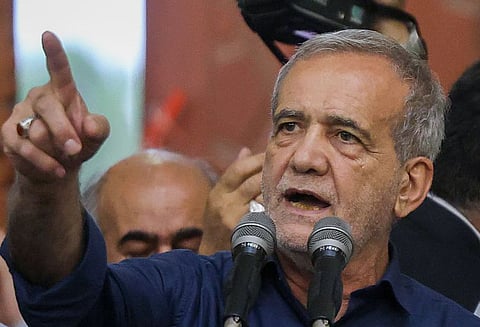 Newly-elected Iranian President Masoud Pezeshkian harply criticised Europe and the US for flouting the moribund 2015 nuclear deal and supporting Israel amid its bombardment of Gaza.