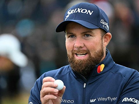 Ireland's Shane Lowry, who won his sole major at the British Open in 2019, recovered from a dramatic double bogey to move into the top of the leaderboard after the second round.