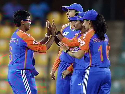 India team registered a comfortable 78-run win over the UAE in their Group A match of the Women’s Asia Cup at Dambulla on Sunday.