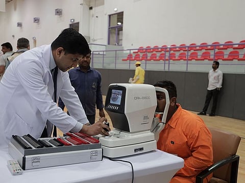 The Ministry of Health and Prevention's ongoing campaign in Sharjah.