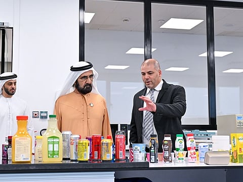 His Highness Sheikh Mohammed bin Rashid Al Maktoum, Vice President and Prime Minister of the UAE and Ruler of Dubai, today visited the regional hub of Firmenich.