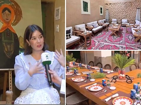 “I love Arabic coffee and incense very much,” the woman named Cecilia told Saudia TV on the site.