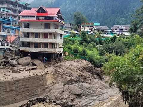 More than 50 people are missing and two bodies have been recovered so far.