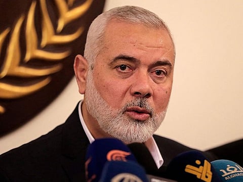 Hamas chief Ismail Haniyeh