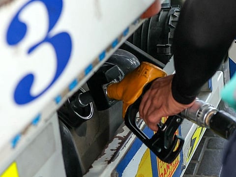 A fuel station in Dubai.