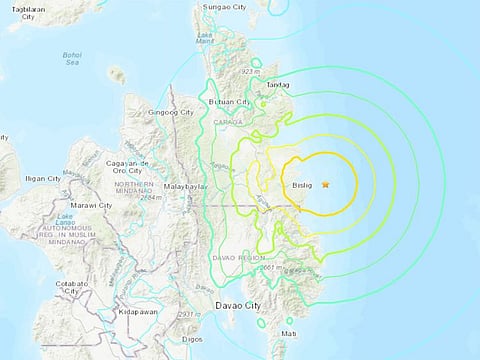 There were no immediate reports of damage.