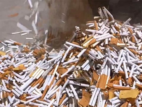 Fake labels from a well-known manufacturer were used to deceive customers.