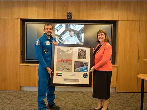 On Sunday, August 4, a month ahead of the first anniversary of him splashing down to Earth along with other members of the NASA Space-X Crew-6 after 186 days in space, Dr Al Neyadi shared this and other images of his reunion with his alma mater, Griffith University in Australia.