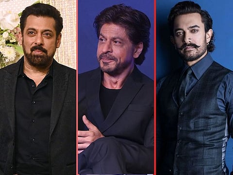 Shah Rukh Khan, Aamir Khan, and Salman Khan