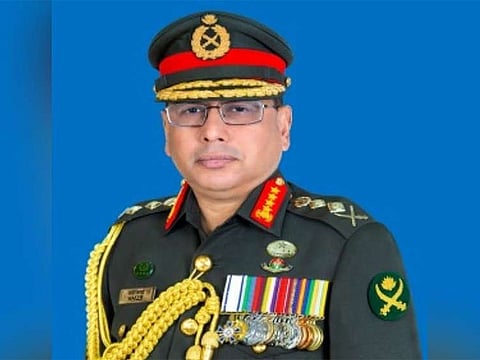 Waker-Uz-Zaman. The Bangladesh army chief is looking to set up an interim government in consultation with President Mohammed Shahabuddin, who dissolved the current parliament.