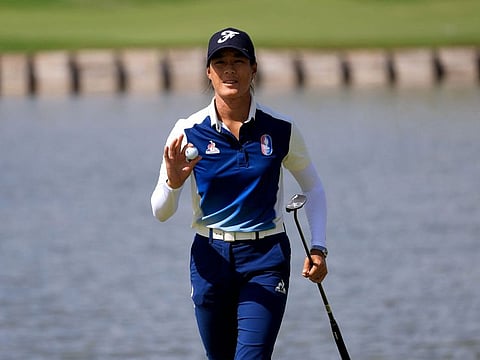 Boutier is leading after the first round at Le Golf National