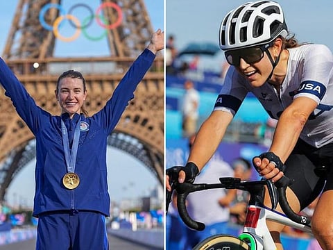 Kristen Faulkner won her first-ever Olympic Gold medal at the Paris 2024 Olympics on August 4.