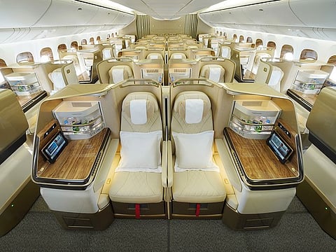 The makeover program for the Emirates Boeing 777 cabin was done in the space of 37 days.