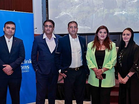 From left: Sameep Mehta, Himanshu Thakkar & Sandeep Lalwani from Andromeda along with Neelam Verma and Fatima Qasimi from Wealth Link Solutions.
