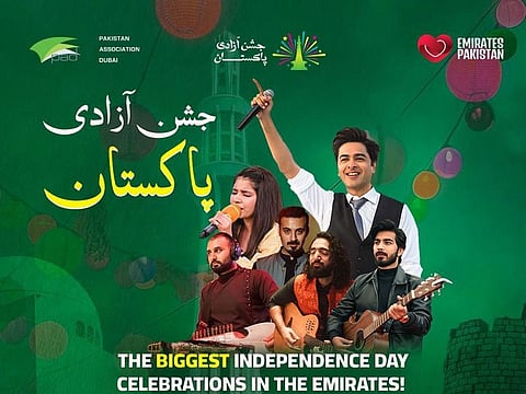 Famous Pakistani singers Shehzad Roy and Hadiya Hashmi will perform at the Pakistan Independence Day event at the World Trade Centre in Dubai.
