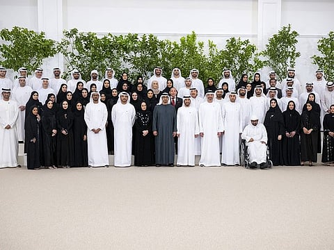 UAE President meets with Emirati industrial professionals and leaders, reviews 'Industrialists Programme' progress.