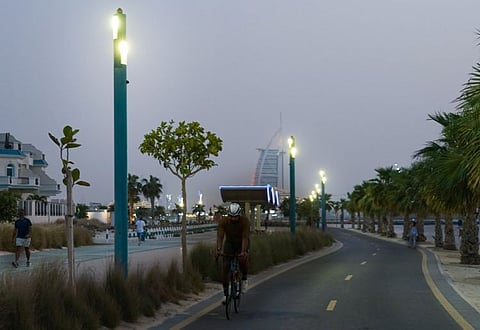 RTA announces on Tuesday to complete the maintenance work of lights on cycling and e-scooter tracks in Dubai
