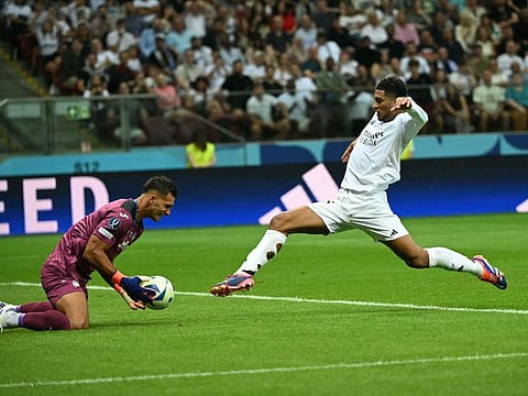 Real Madrid's English midfielder Jude Bellingham is facing a challenging times after the arrival of Kylian Mbappe.