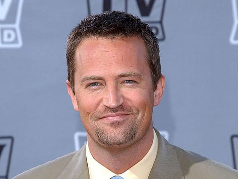 Actor Matthew Perry attends the 2003 TV Land awards at the Palladium Theatre in Hollywood on March 2, 2003.