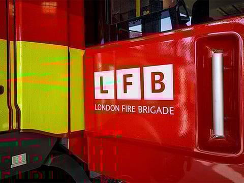 Fifteen fire engines and around 100 firefighters have been deployed to a fire at Somerset House.