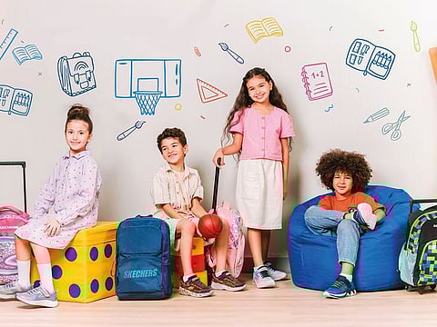 SCHOOL READY: Skechers is your go-to spot for stylish and super comfy kicks that’ll keep up with your kids, no matter how jampacked and action-filled their school days get.