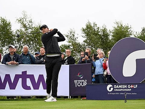 Højgaard is seeking a PGA Tour card through the Race to Dubai Rankings