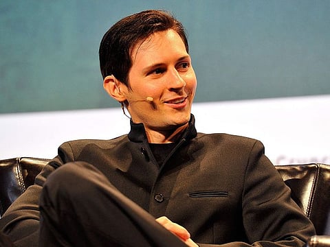 Pavel Durov, CEO and co-founder of Telegram speaks onstage during day one of TechCrunch Disrupt SF 2015 at Pier 70 on September 21, 2015 in San Francisco, California