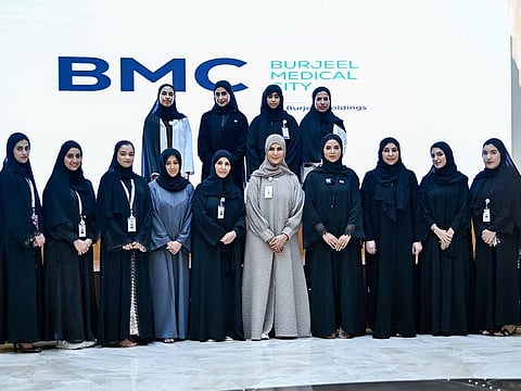 Emirati women leaders and talents at Burjeel Holdings
