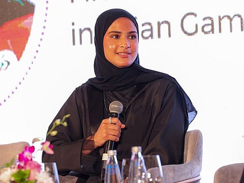 Asma Al Hosani, the first female Emirati Asian Games gold medallist