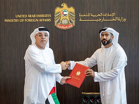 The cooperation agreement was signed by Faisal Eissa Lutfi, Assistant Undersecretary for Consular Affairs at the Ministry of Foreign Affairs, and Dr. Abdullah Ahmed Al Mandous, Director General of the National Centre of Meteorology and President of the World Meteorological Organisation (WMO).