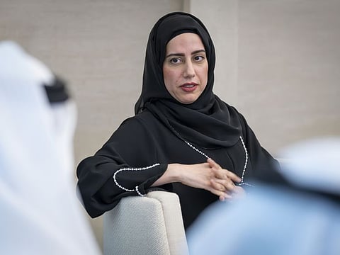 Aisha Miran, Director-General, KHDA, during the 'Meet the CEO' event at Government of Dubai Media Office on Monday