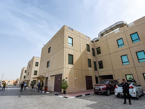 Staff accomodation at Muheisnah area in Dubai. MoHRE reveals on Wednesday that around 1.5 million workers live in labour accommodataions in the UAE.