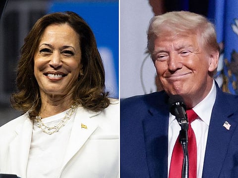 Kamala Harris and Donald Trump.