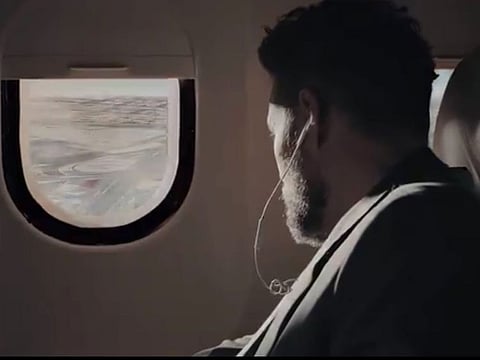 A novel landmark is one of the first things that passengers flying into Dubai will be treated as the plane touches down Dubai airport.