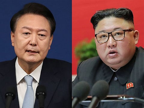 Yoon Suk Yeol and Kim Jong Un