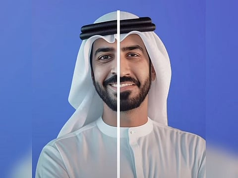 It's not easy to spot the difference between a real and a deep fake video. Seen here is an example posted on social media by the UAE Cyber Security Council.