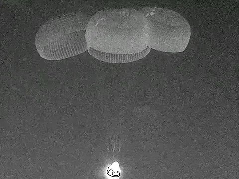 The SpaceX crew splashed down off the coast of Florida early Sunday.