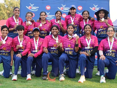 UAE Women's team made a triumphant return after winning five out of six matches in the Twenty20 Capricorn Triangular Series in Namibia.