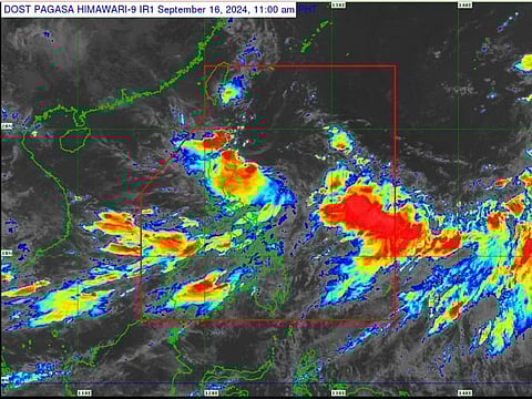 Weathermen stated weather disturbances were heading towards the Philippines on Monday, September 16, 2024.