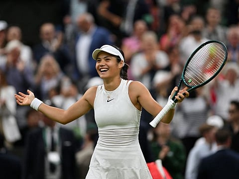 Britain's Emma Raducanu had to dig deep to beat her 48th-ranked opponent in steamy conditions in a match that lasted 2hr 43min.