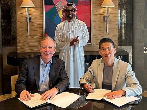 Microsoft announced an investment of $1.5 billion in G42 to boost AI capabilities in the region. The parntership was inked by G42 and Microsoft's chiefs in the presence of Sheikh Tahnoun bin Zayed Al Nahyan, Deputy Ruler of Abu Dhabi and Chairman of G42.